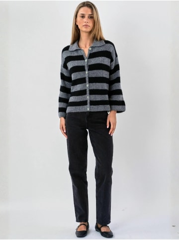 TeeShoppen Pullover Josie in Grey-Black