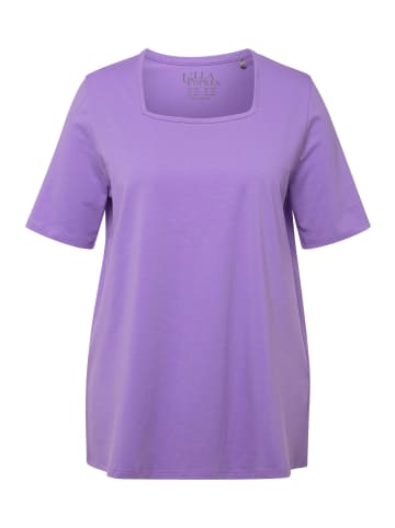 Ulla Popken Shirt in blauer flieder