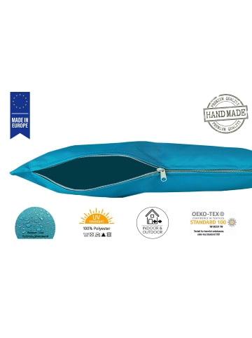 JACK 2er Set Outdoor Kissenhülle 45x45cm Uni in Petrol