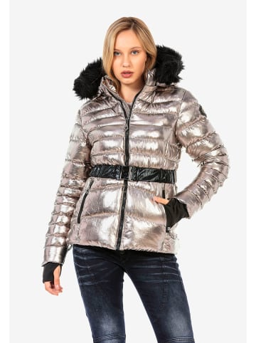 Cipo & Baxx Winterjacke in SILVER