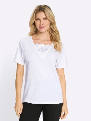 Sieh an! 2-in-1-Shirt in ecru