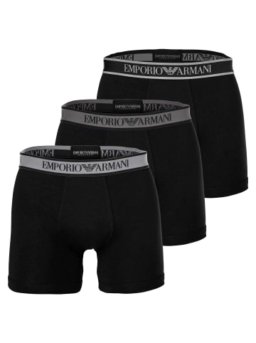Emporio Armani Boxershort 3er Pack in Schwarz