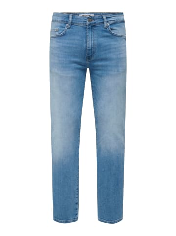 ONLY & SONS Normal geschnitten jeans in Light Medium Blue Denim