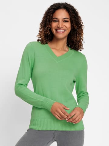 WITT WEIDEN V-Ausschnitt-Pullover in apfel