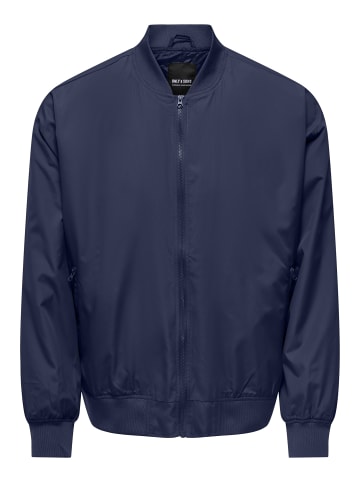 Jack & Jones Bomberjacke 'Gavin' in dunkelblau