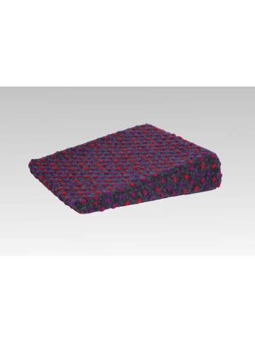 Linke Licardo Keilkissen Therapiekeil Wolle Noppen 40 x 40 x8/1 cm in anthrazit
