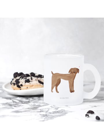 Mr. & Mrs. Panda Haferl Hund Dogge ohne Spruch in Transparent