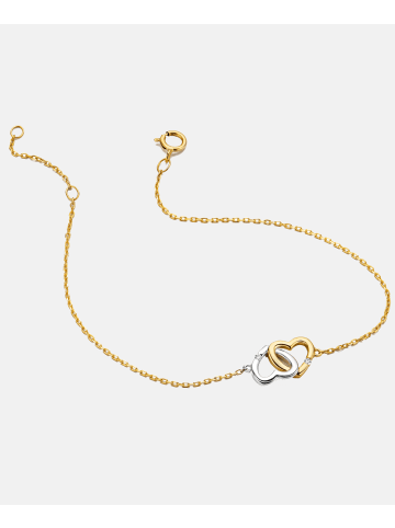 Diamant L'éternel Armband aus 375 Gelbgold mit 0.02 Karat Diamant