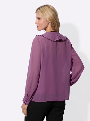 Sieh an! Bluse in violett