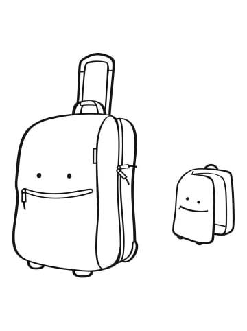 Reisenthel trolley XS - 2-Rollen-Kindertrolley 43 cm (panda dots pink) in pink