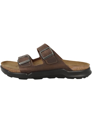 Birkenstock Sandale Arizona CT geöltes Nubukleder normal in dunkelbraun