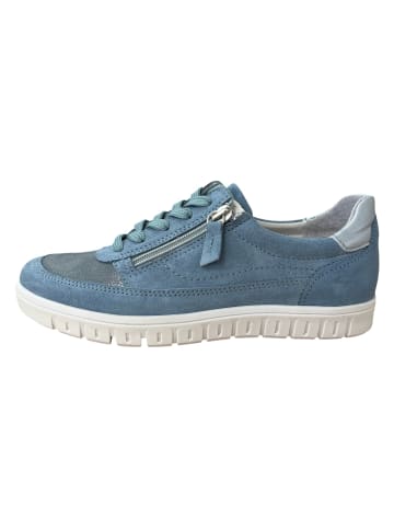 Franken-Schuhe Schnürschuhe Sneaker in blau