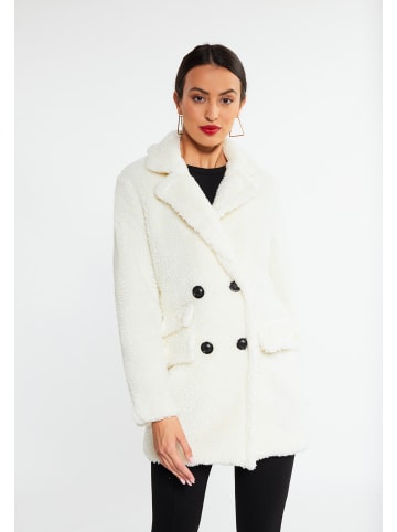 faina Damen Mantel in Wollweiss