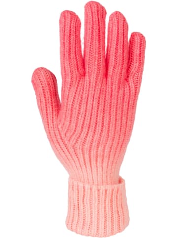 styleBREAKER Strickhandschuhe mit Farbverlauf in Koralle-Apricot