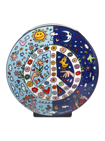 Goebel Vase " James Rizzi Give Peace a Chance " in Rizzi - Peace