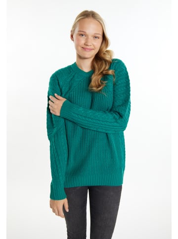 myMo Strickpullover in Grün