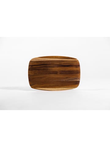 TEAKHAUS Teakholz-Schneidebrett ELEGANT S, rechteckig, 30.5 x 20 x 1,5 cm