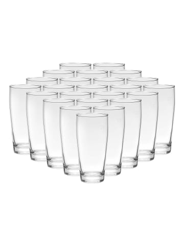 VAN WELL 24er Set Willi Becher geeicht Willy in Transparent 0,3 l in transparent