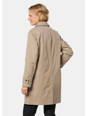 GOLDNER Mantel für jede Jahreszeit in taupe