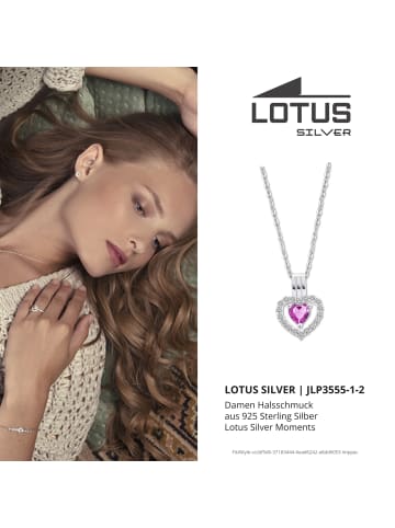 LOTUS silver Halskette Silber 925 Sterling Silber ca. 42cm