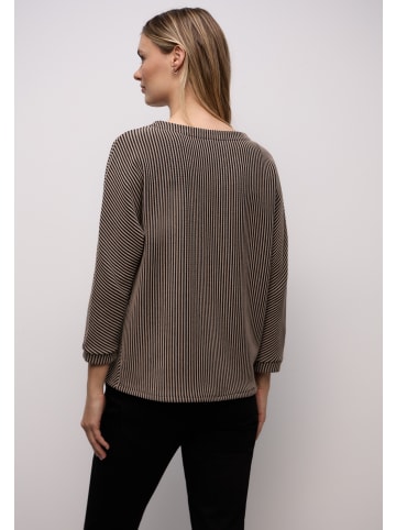 Street One Langarmshirt in taupe schoko - 0004