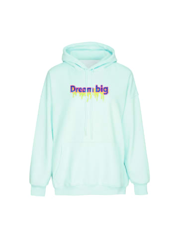 IZIA Women Hoodie in Aqua