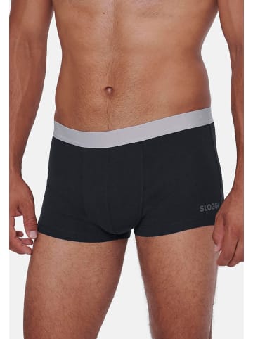 Sloggi Hipster Short / Pant men GO ABC 2.0 in Schwarz / Platinum