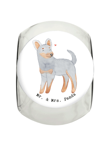 Mr. & Mrs. Panda Bonbonglas Prager Rattler Lebensretter ohne Spruch in Weiß