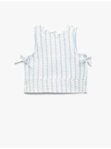 KOTON Bluse in Blau Gestreift