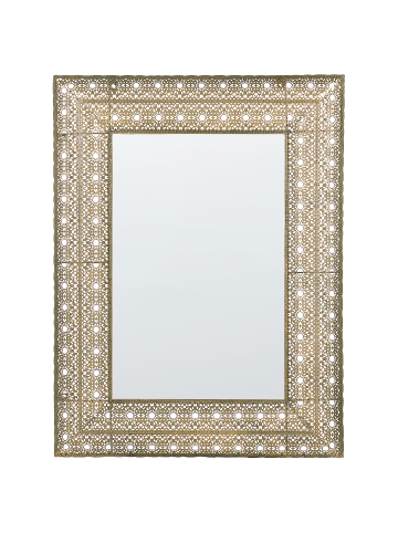 Beliani Wandspiegel DEHRADUN in Gold - (W) 69 x (H) 90 x (L) 5 cm Horizontal