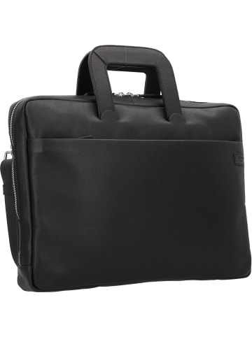 PICARD Relaxed Aktentasche RFID Schutz Leder 38 cm in schwarz