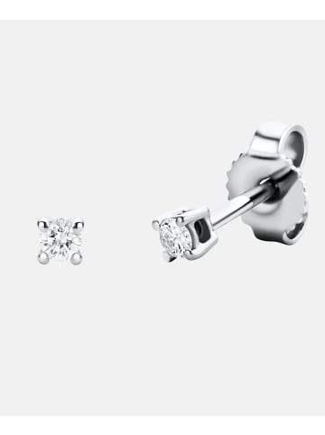 Diamant L'éternel Ohrringe aus 375 Weißgold mit Diamant
