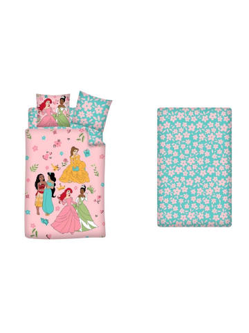 Disney Disney – Bettwäsche-Set mit 1x Bettbezug(140x200cm), 1x in Pink