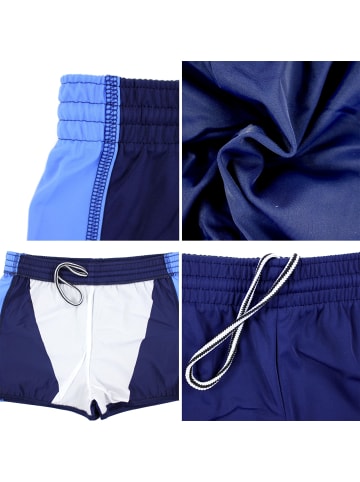 Aquarti Aquarti Herren Badehose mit Kordelzug Gummibund in dunkelblau