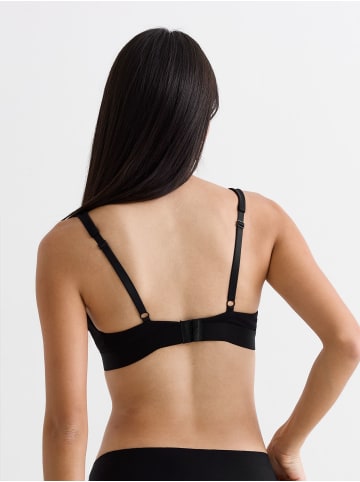 Erlich Textil  Erlich Textil SEAMLESS PLUNGE BH CASUAL COTTON PLUNGE BH in schwarz