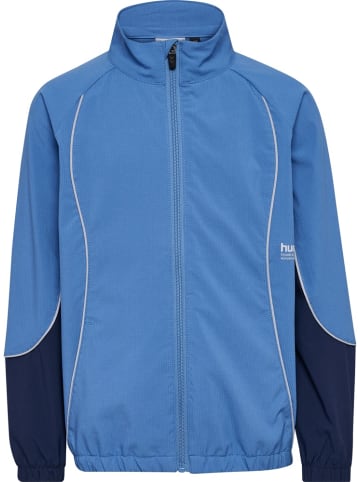 Hummel Kinder Trainingsjacke "Woven Zip Jacket" in Blau