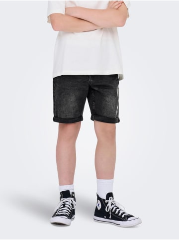 ONLY & SONS Junior Jeans-Shorts in Washed Black