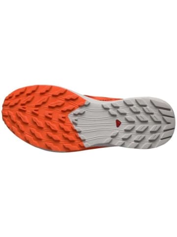 SALOMON Outdoorschuhe in Lunar Rock/Shocking Orange/Fie