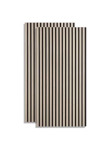 Homestyle4u Akustikpaneel 60x120 2er Set in Grau