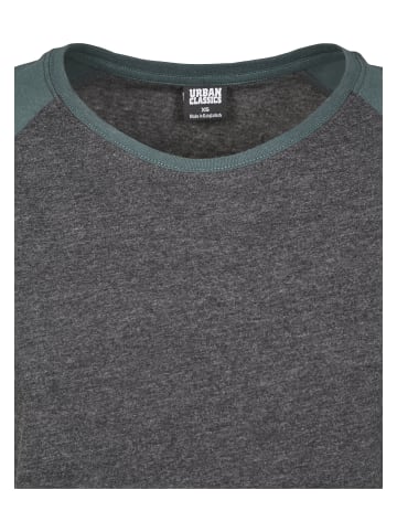 Urban Classics T-Shirt in charcoal/bottlegreen