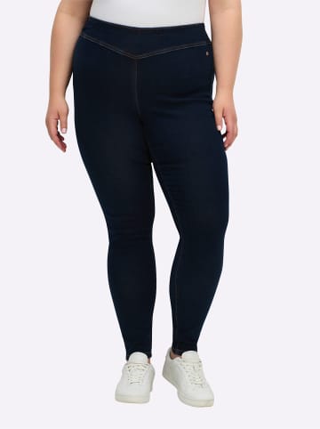 sheego Skinny Jeans in dark blue