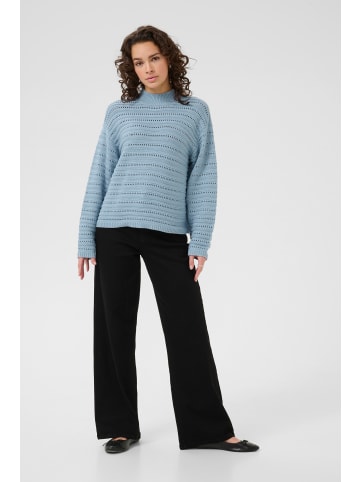 Kaffe Strickpullover KAdolly Baggy fit in Windward Blue