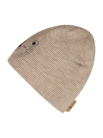 Sterntaler Beanie Löwe in braun mel.