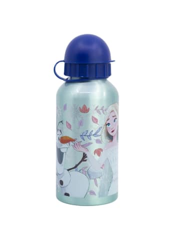 Disney Frozen Trinkflasche Aluminium, 400ml, mit Sicherheitsverschluss