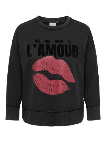 ONLY Carmakoma Sweatshirt in Black
