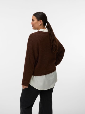 Vero Moda Strickpullover in Chocolate Torte