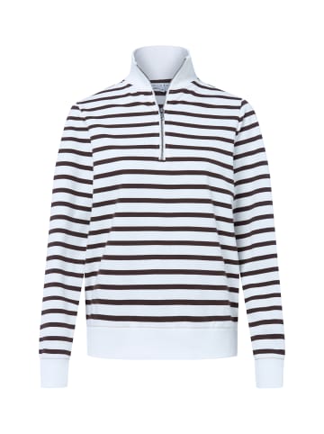 Marie Lund Sweatshirt in schoko ecru - 0004