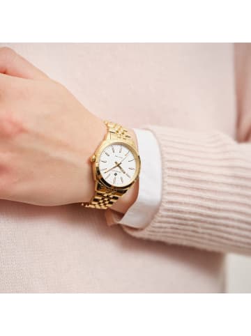 Gant Damen-Armbanduhr Quarz Lauderdale Goldfarben