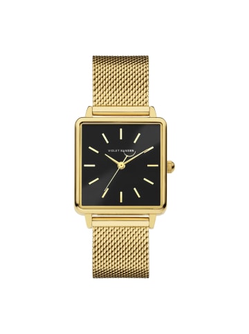 Violet Hamden Quartzuhr Dawn "squaremi" in Gold
