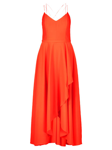 Vera Mont Abendkleid mit Volant in Flame Mandarin